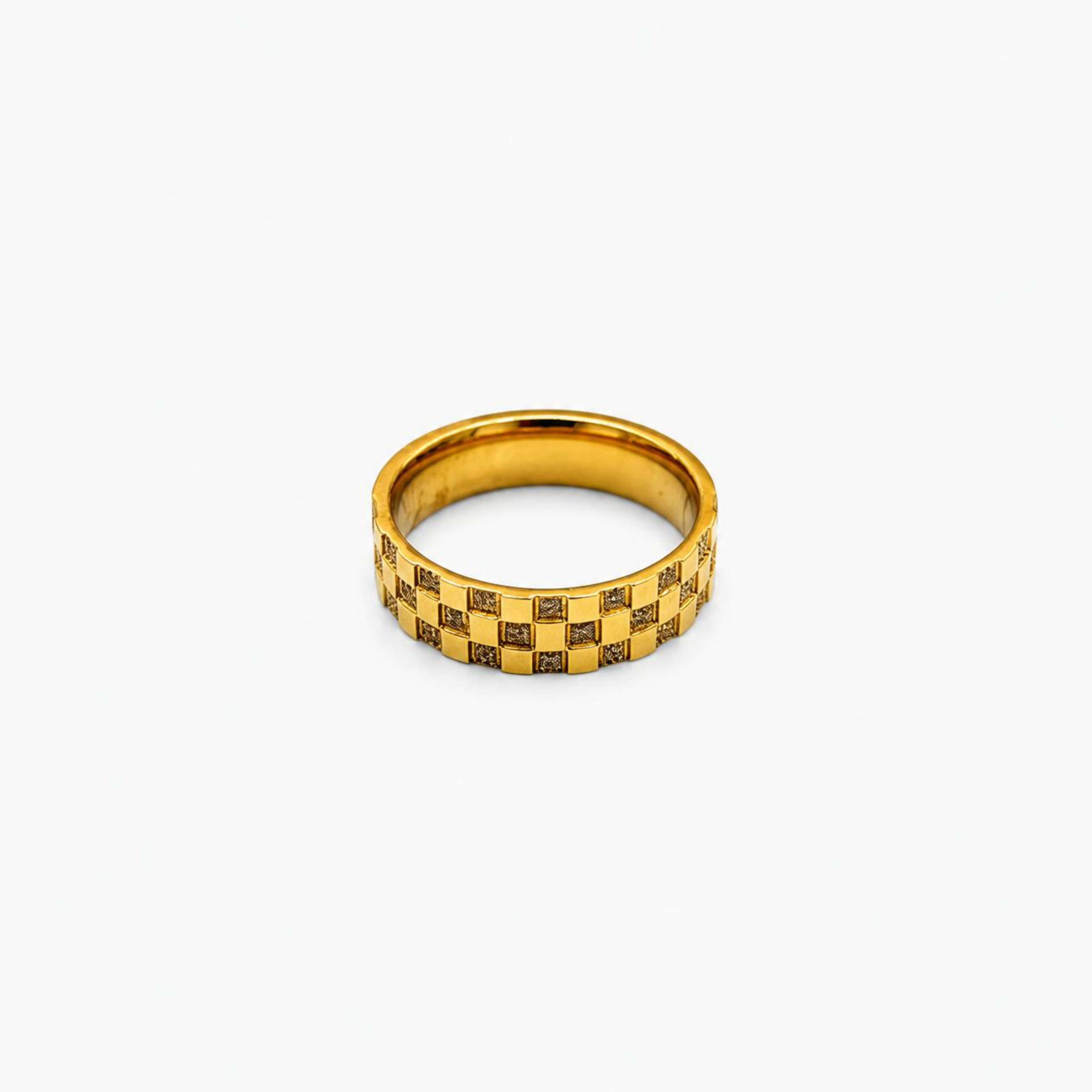 Anillo dorado chispitas AN4000G41