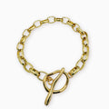 Pulsera de eslabones dorados PU2148G38
