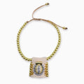 Pulsera dorada de San Benito PU2147G47