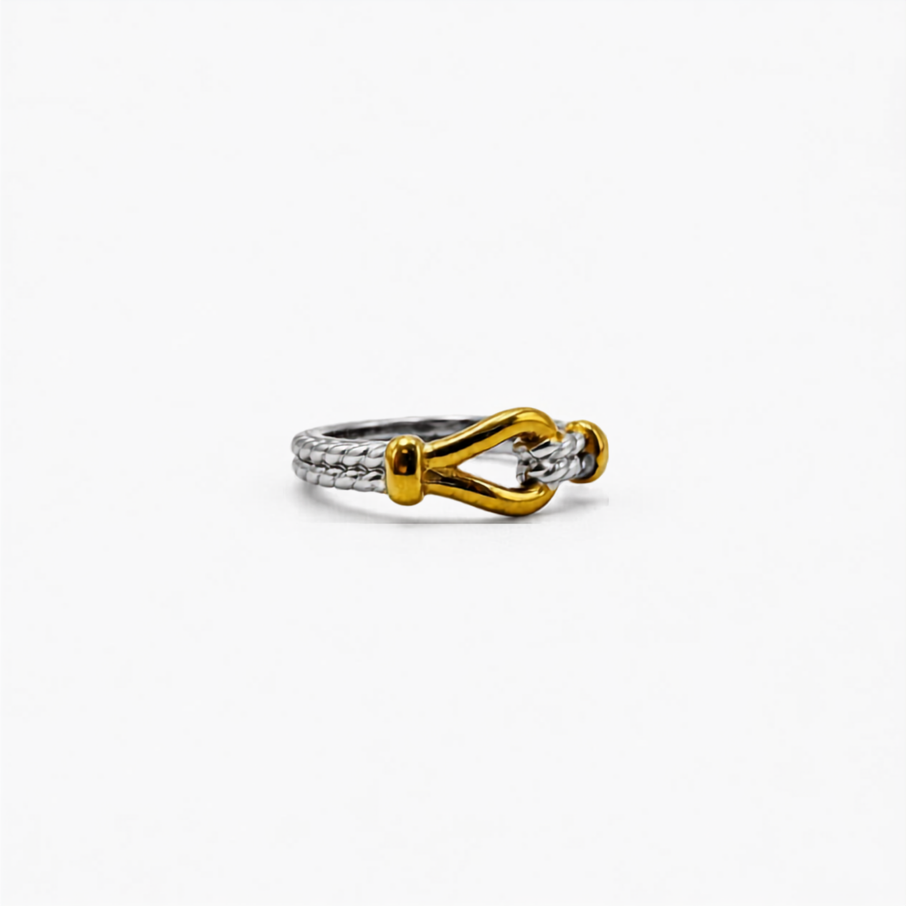 Anillo metales mixto delgado AN4012G68