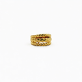 Anillo de trenza dorado 6AN4011G38
