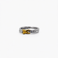 Anillo mixto delgado de nudo AN4013G68