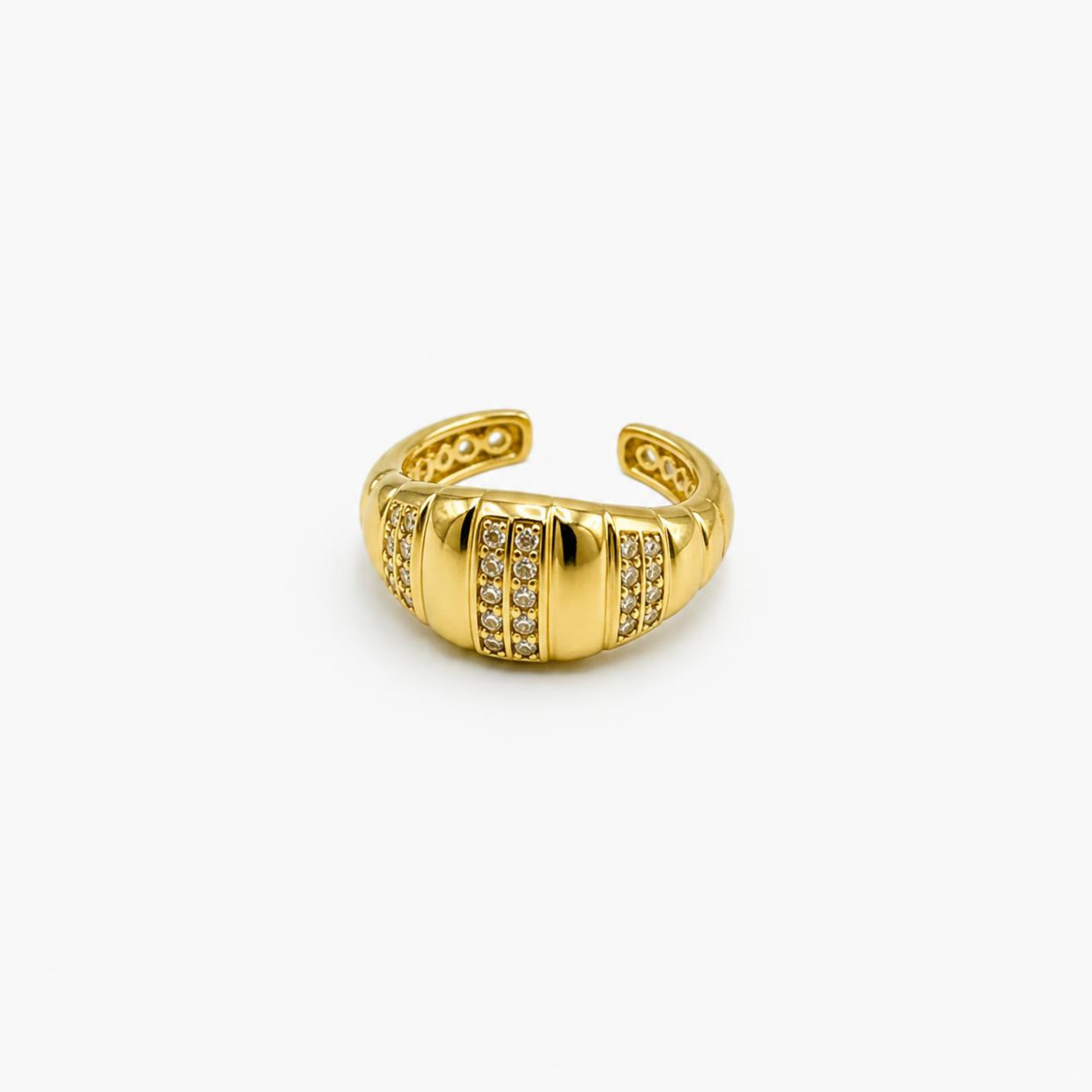 Anillo dorado con chispitas AN3999G37