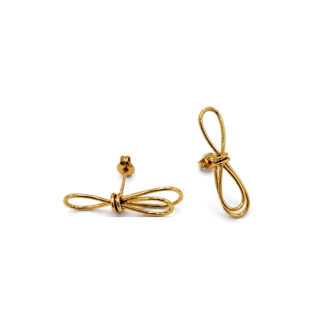 Aretes tipo lazo AR3285G43