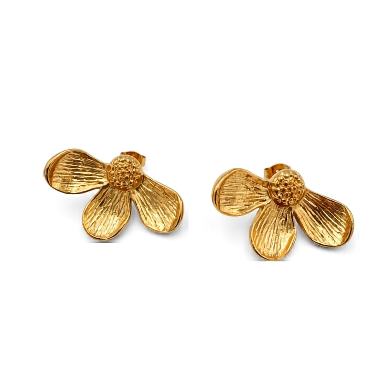 Aretes media flor AR3291G99