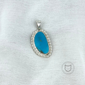 ?DIJE PLATA 925 Y TURQUESA DI0481M39