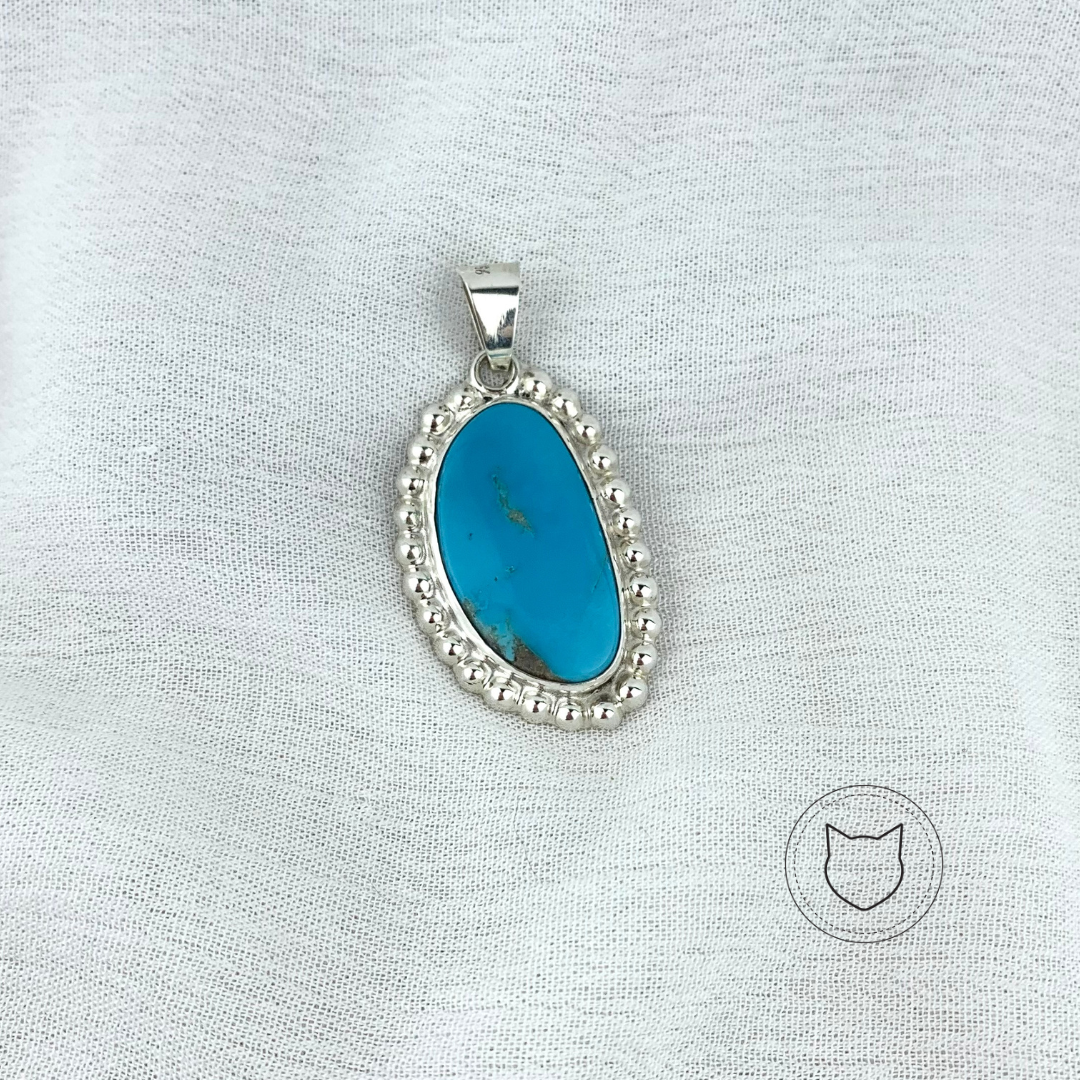 ?DIJE PLATA 925 Y TURQUESA DI0481M39