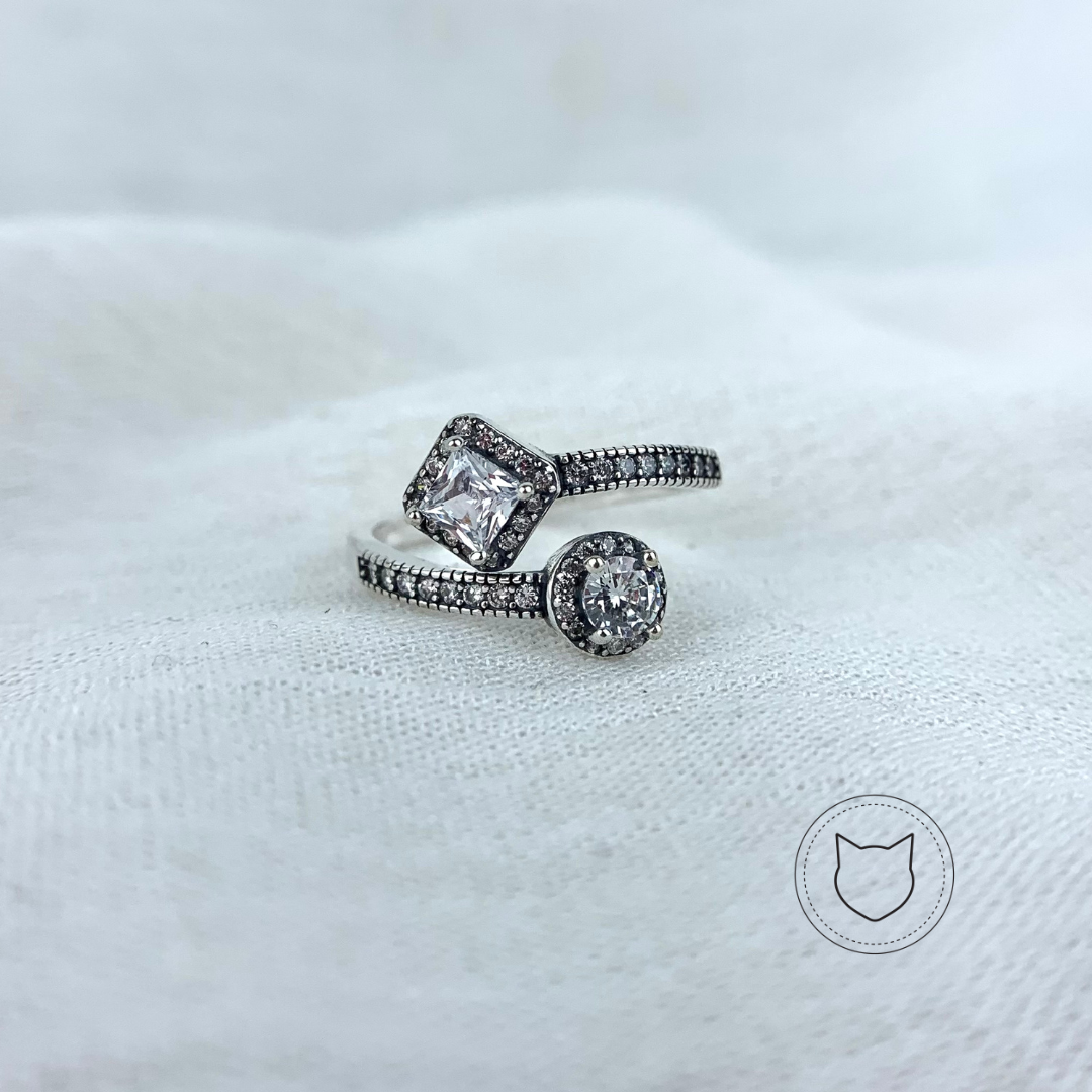 ANILLO DE PLATA 925 Y CRISTALES AN2386L25