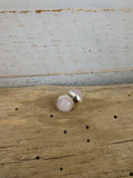 ARETES DE PLATA 925 Y CUARZO ROSA AR0886M41