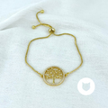 ?PULSERA DE BAÑO DE ORO Y CRISTALES PU1614G32