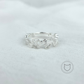 ANILLO DE PLATA 925 Y CRISTALES TALLA 7 Y 8 AN3160L25