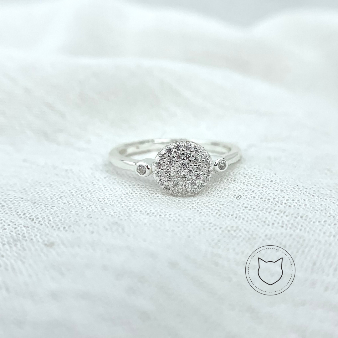 ANILLO DE PLATA 925 Y CRISTALES TALLAS 5 Y 6 AN2922L25