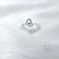 Anillo plata 925 cristales con corazón AN2342L5