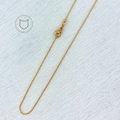 CADENA DE BAÑO DE ORO COLOR ORO ROSA 60 CM CA0181G32