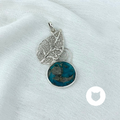 DIJE PLATA 925 Y TURQUESA DI0711M28