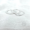 ANILLO TRIPLE DE PLATA 925 Y CRISTALES AN2599L25