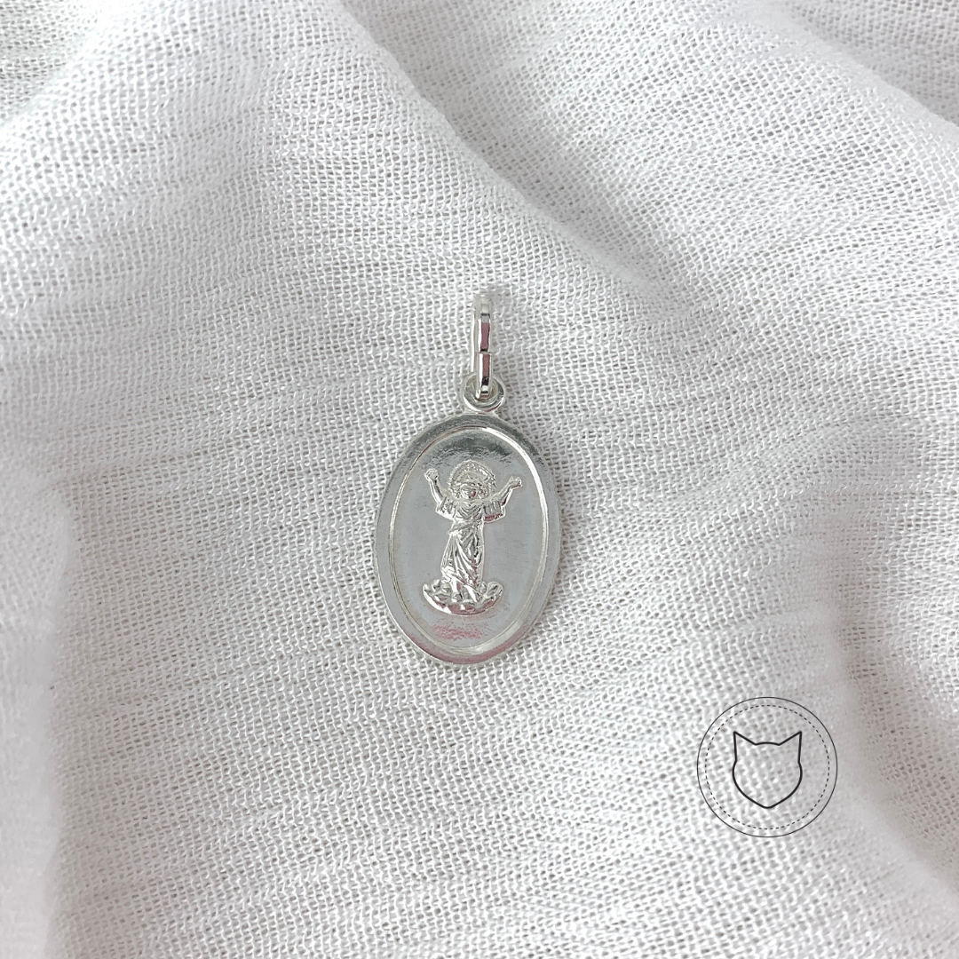 ?DIJE DIVINO NIÑO DE PLATA 925 DI0434L25