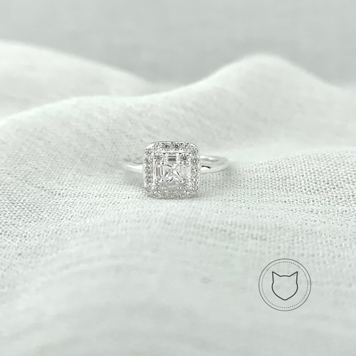 ANILLO DE PLATA 925 Y CRISTALES AN2578L25