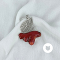 ?DIJE PLATA 925 HOJA Y CORAL DI0785M32
