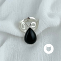 ANILLO DE PLATA 925 Y ÓNIX AN3551M37