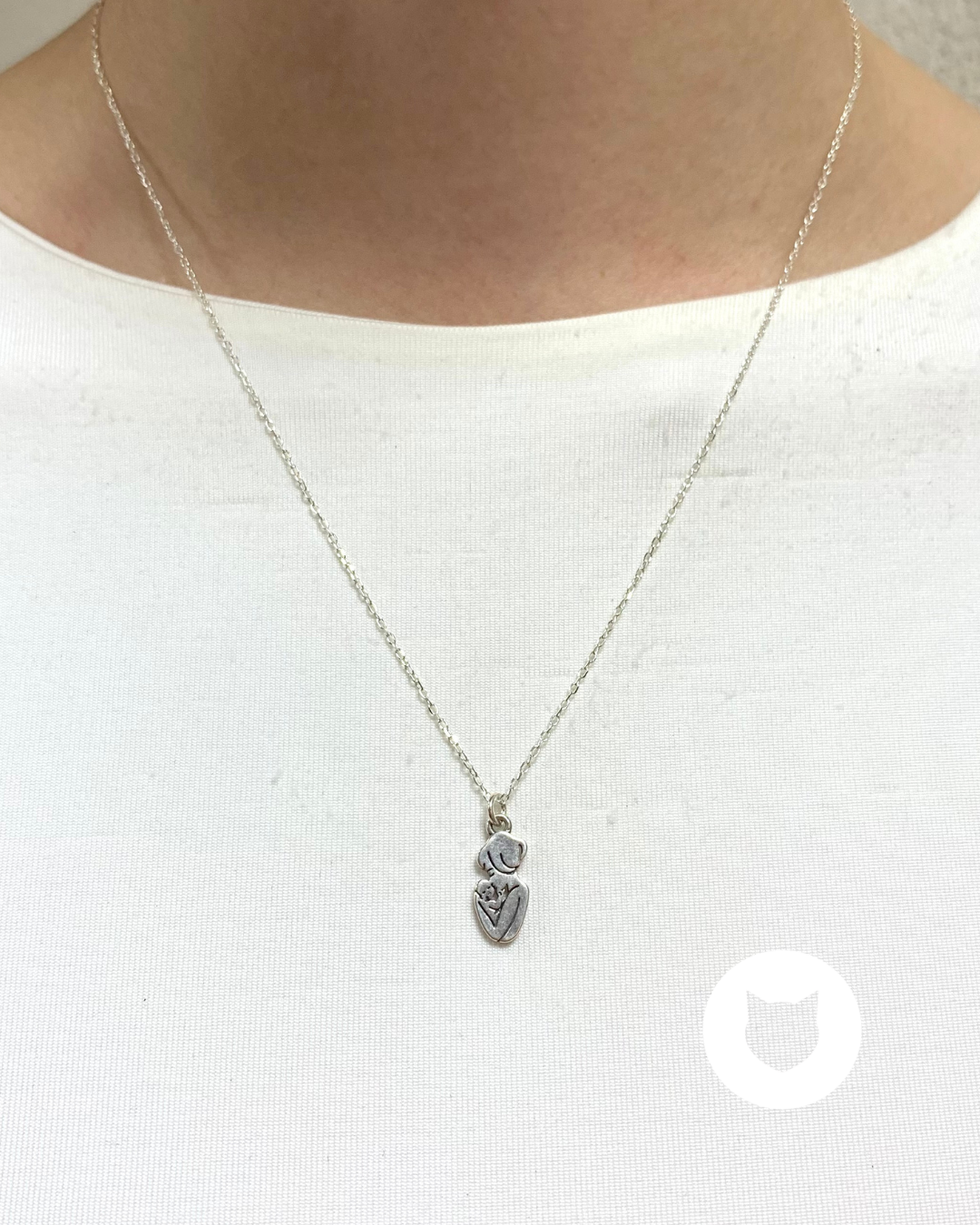 ​COLLAR DE PLATA 925 MAMÁ Y BEBÉ CO1850F21