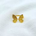 ANILLO ACERO DE MARIPOSA AN3874G40