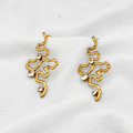 ARETES ACERO FORMA ORGÁNICA CON CRISTALES AR3118G60