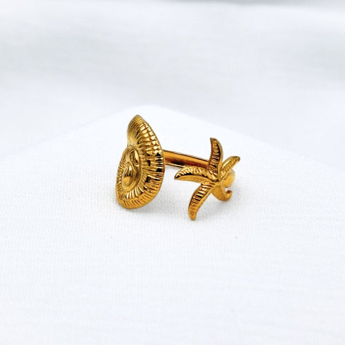 ANILLO DE ACERO MARINO AN3879G137