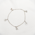 TOBILLERA DE NOTAS MUSICALES EN PLATA 925 TO0123L21
