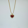 COLLAR DE CORAZÓN ROJO CO1946G50 TIENDA A&C