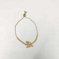 PULSERA DE PERRITO CON CRISTALES BAÑO DE ORO PU2105G38
