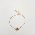 PULSERA DE NUESTRA SEÑORA DE GUADALUPE BAÑO DE ORO PU2099G57
