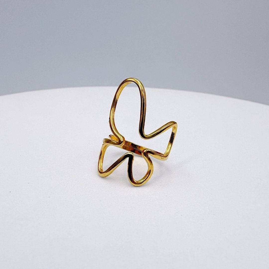 ANILLO DE MARIPOSA LINEAL EN ACERO AJUSTABLE AN3955G58