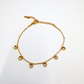 PULSERAS CON DIJES DE CORAZÓN EN ACERO PU2123G51