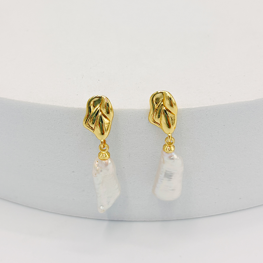 ARETES DE BAÑO DE ORO CON PERLA CULTIVADA AR3243G43