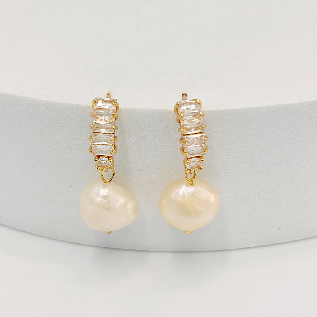 ARETES BAÑO DE ORO CON PERLA CULTIVADA AR3244G39