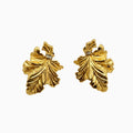Aretes de hoja con relieve AR3308G94