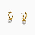 Aretes con perla artificial AR3318G66