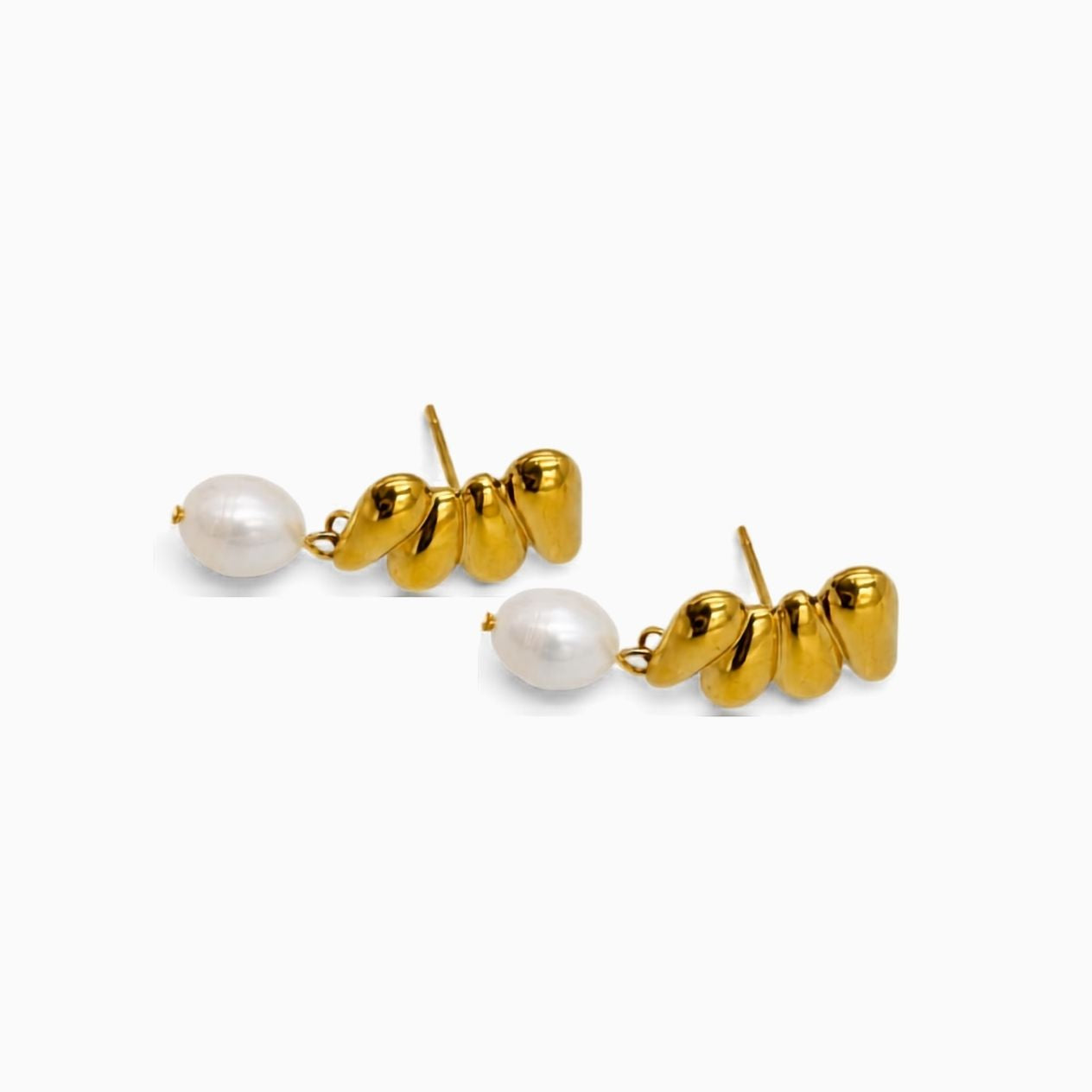 Aretes mini con perlita artificial AR3320G45