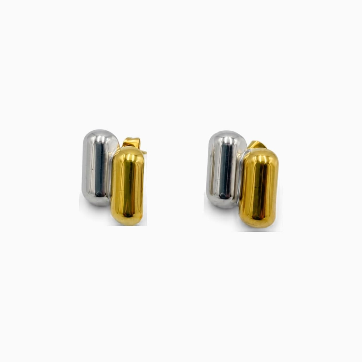 Aretes mini bicolor AR3319G75