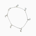 Tobillera plata de lunas TO139G22