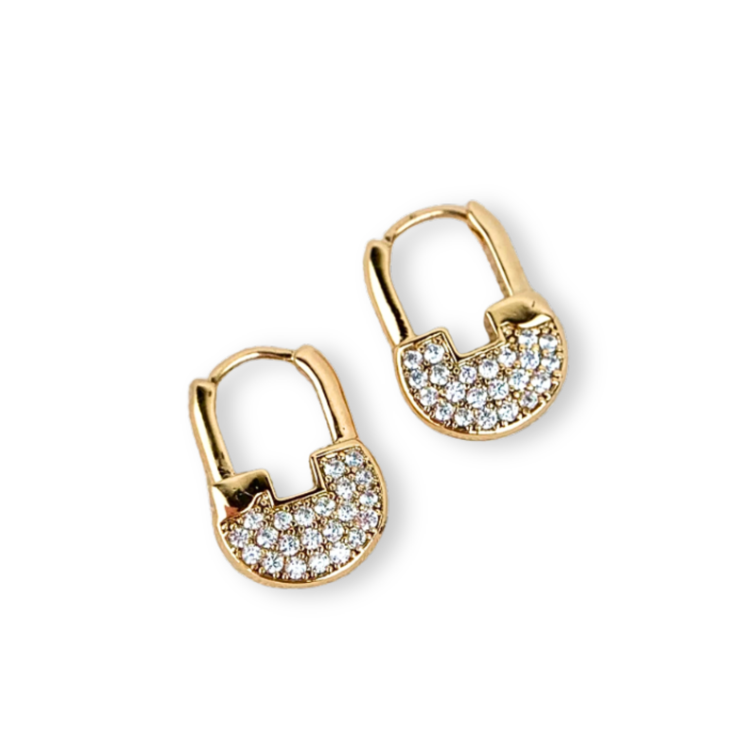 Argollas Candado Brillante AG0538G35