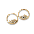 Argollas ojo turco AG1312G30