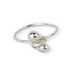Anillo bolitas talla 4