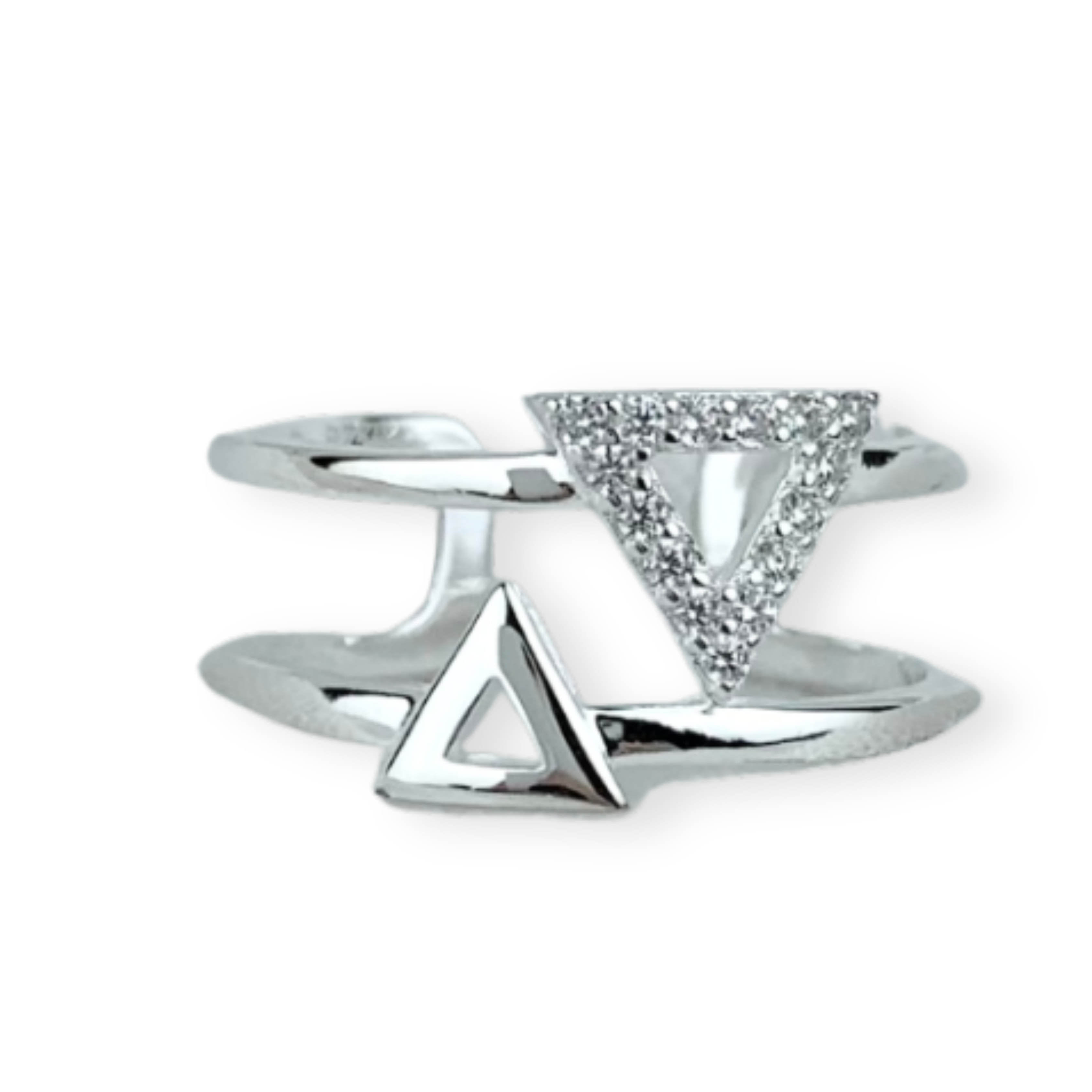 Anillo con triángulos
