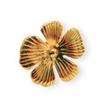 Anillo flor con textura