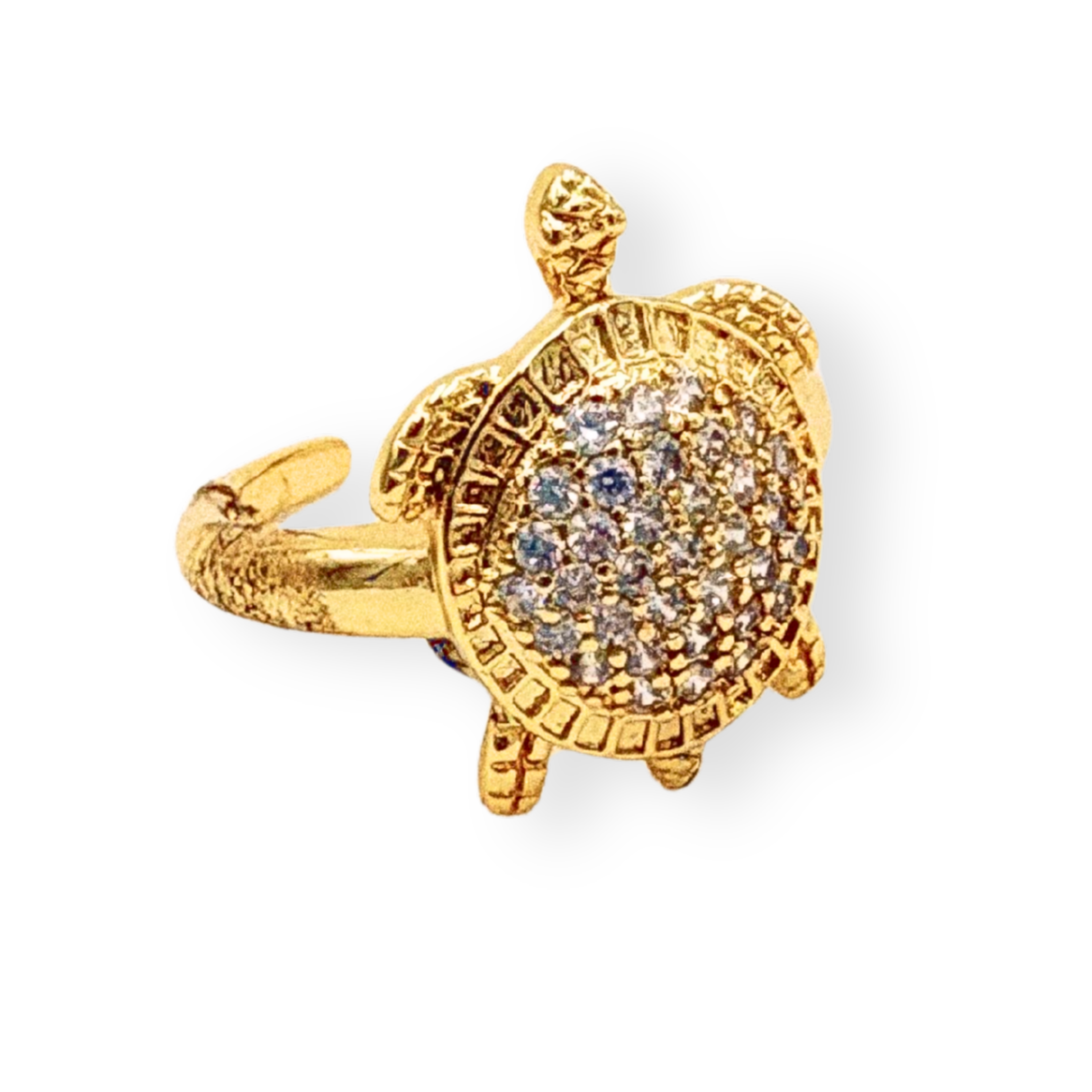 Anillo tortuga brillante