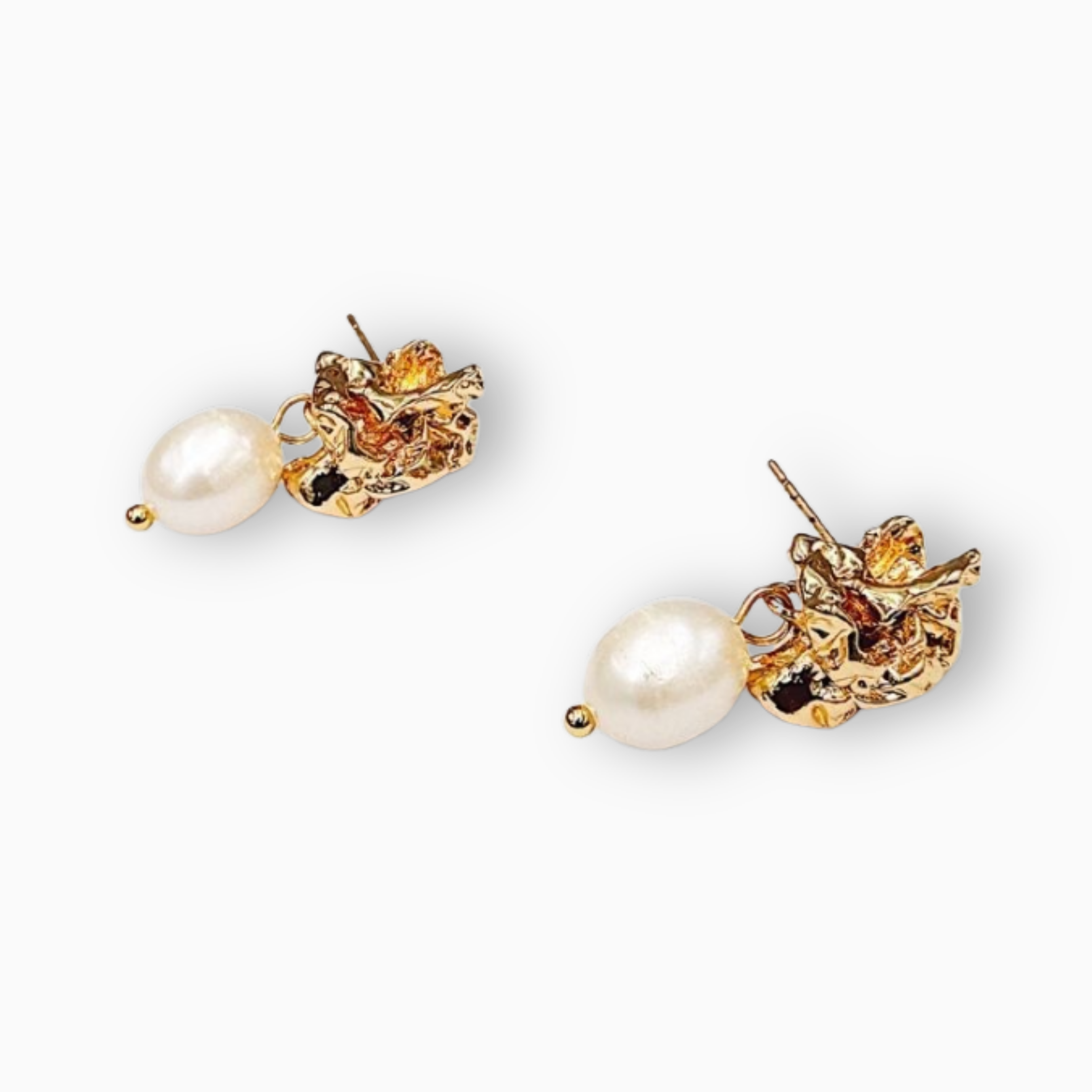 Aretes perla cultivada