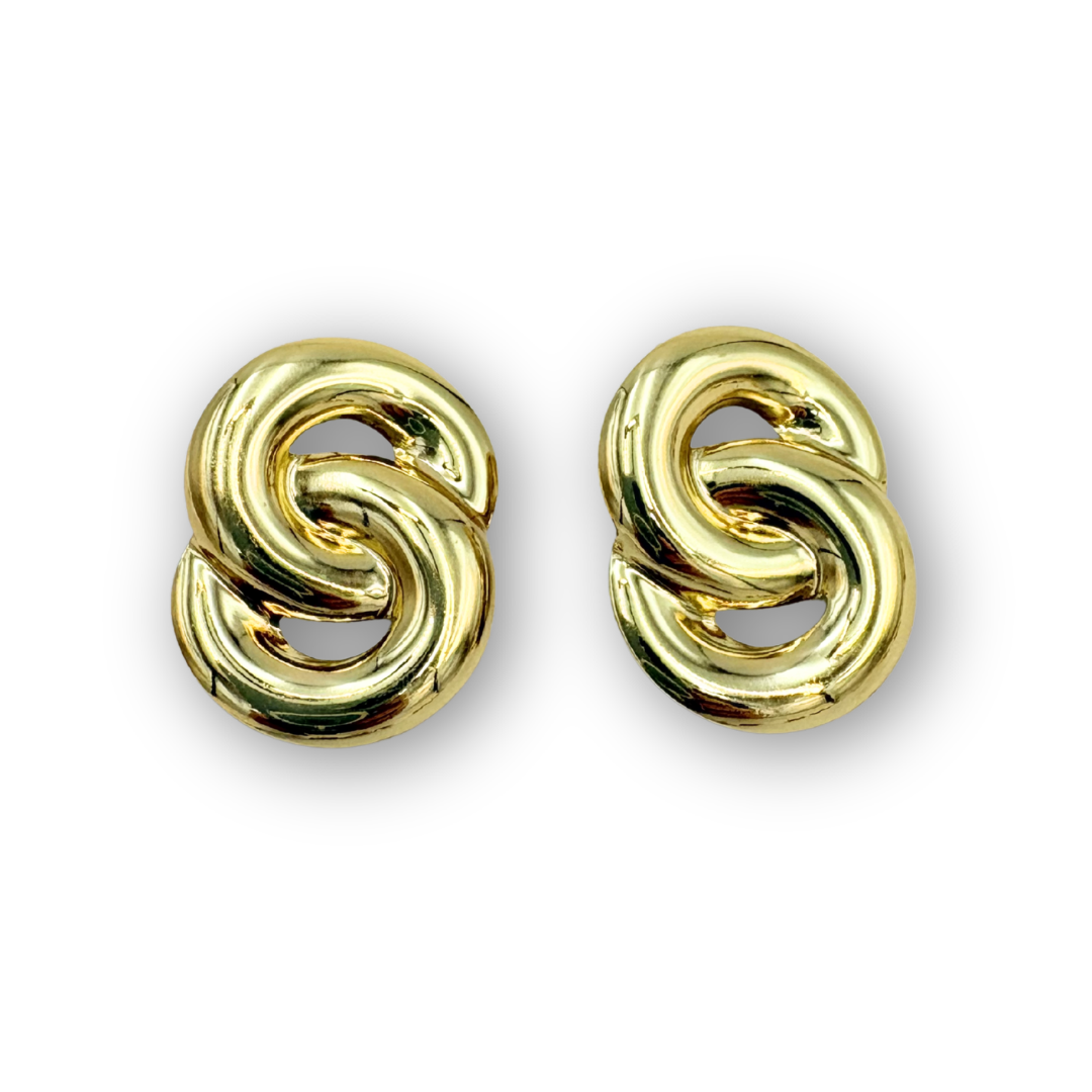 Aretes doble circulo entrelazado AR3260G148