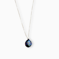 Collar con perla tornasol